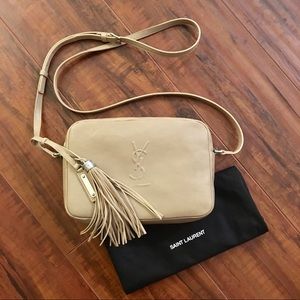 AUTHENTIC SAINT LAURENT YSL LOU CAMERA TASSEL BAG
